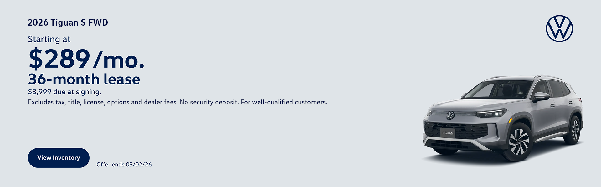 2026 Tiguan S FWD 