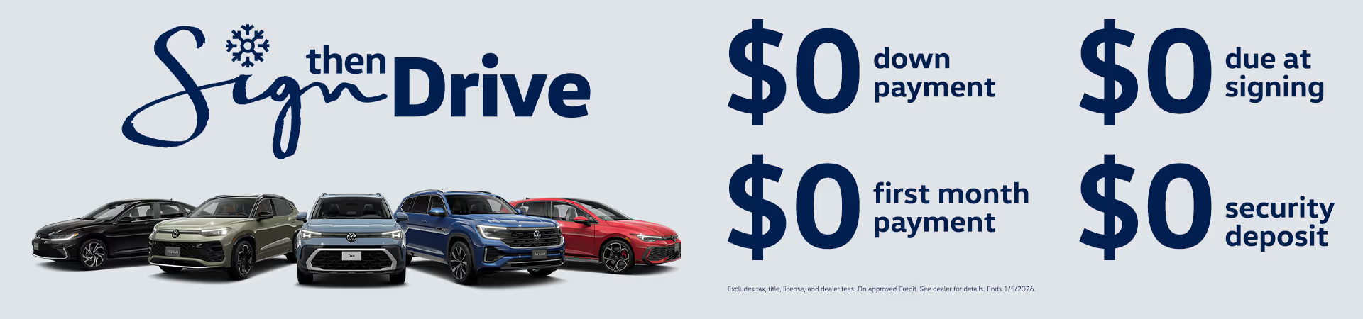 VW Sign Then Drive Event